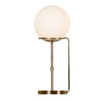Searchlight Tafellamp Trombone met glazen bol EU8092AB - thumbnail