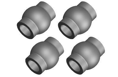 Team Corally - Ball - 5.8mm - Steel - 4 pcs (C-00180-149)