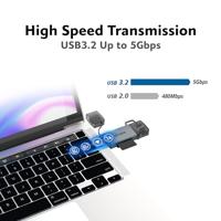 Akasa AK-CR-12 USB flashstationbehuizing Aluminium Zilver - thumbnail