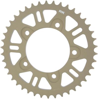 RK Chain wheel 525 42z aluminum gold matt hard a