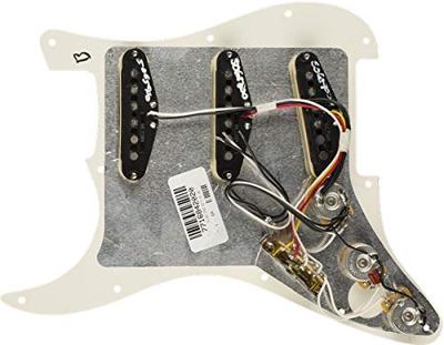 Fender Pre-Wired Strat PG Tex-Mex SSS Parchment