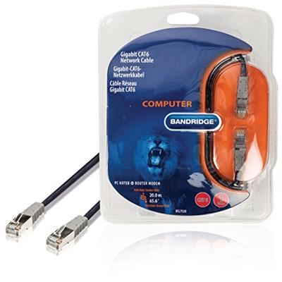 Bandridge BCL7520 Multimedia-CAT6 netwerkkabel 20 m