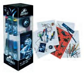 Undercover Jurassic world schrijfwaren torenset, 35dlg. Undercover Jurassic world schrijfwaren torenset, 35dlg.