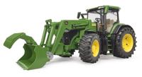 Bruder John Deere 7R 350 met voorlader - thumbnail