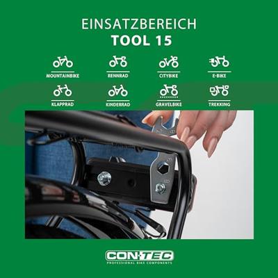 CONTEC multifunktionswerkzeug "tool 15" ct multifunction tool 15 15 functions CONTEC multifunktionswerkzeug "tool 15" ct multifunction tool 15 15 functions