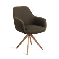 Jesper Home Eetkamerstoel 'Hiroo' Draaibaar, Turn Rose, kleur Jungle Jewel - thumbnail