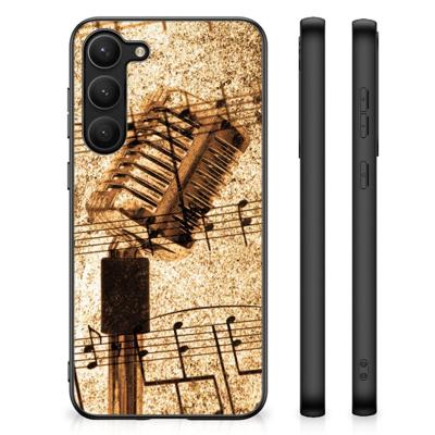 Samsung Galaxy S23 Plus Silicone Back Case Bladmuziek Samsung Galaxy S23 Plus Silicone Back Case Bladmuziek