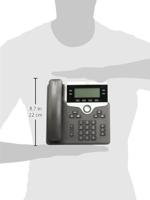 Cisco UC Phone 7841 VoIP-systeemtelefoon LC-display Zwart, Zilver - thumbnail