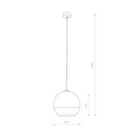 Lyora Bol hanglampGlobe Plus M Ø 25cm - 7606 - thumbnail