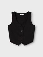 Name it zomer gilet meisjes - zwart - Nkfolgine - thumbnail