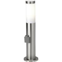 Brilliant 43693/82 Chorus Staande buitenlamp Spaarlamp E27 10 W RVS - thumbnail