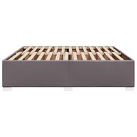Bedframe kunstleer grijs 180x200 cm - thumbnail