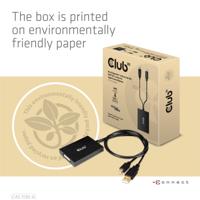 club3D CAC-1130-A Mini-displayport / DVI Adapter [1x Mini-DisplayPort, USB-A - 1x DVI] Zwart 60 cm - thumbnail