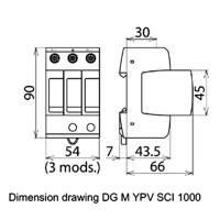 DEHN 952510 DG M YPV SCI 1000 Overspanningsveilige afleider Overspanningsbeveiliging voor: Verdeelkast 40 kA 1 stuk(s) - thumbnail