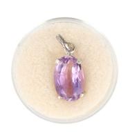 Ruben Robijn Amethist hanger facet in zilver (1 st) - thumbnail