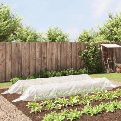 Kweektunnels 2 st 1,5x5 m glasvezel en polypropeen