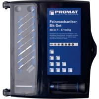 Promat/Tecwerk Set precisiebits | 29 delig met wisselbits | in kunststof cassette - 4000828142 - thumbnail