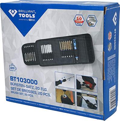 Brilliant Tools BT103000 Reinigingsborstelset, 20-delig