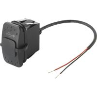 TRU COMPONENTS TC-9070408 Dual USB-oplader stopcontact 4,2 A blauw Bus, inbouw 1 stuk(s) - thumbnail