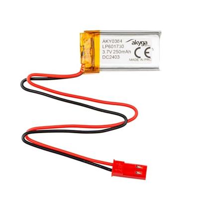 Akyga LP601730 Accupack Batterijgrootte: Speciaal LiPo 3.7 V 250 mAh