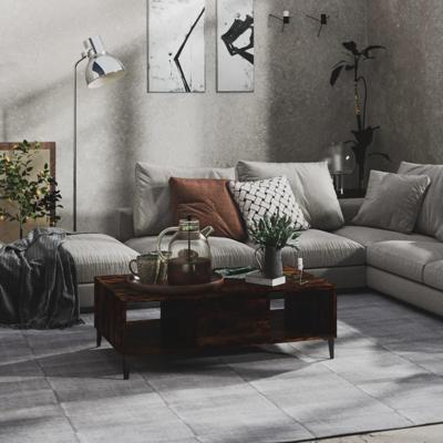 Salontafel 103,5x60x35 cm spaanplaat gerookt eikenkleurig Salontafel 103,5x60x35 cm spaanplaat gerookt eikenkleurig