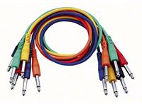 DAP FL11 set van 6 patchkabels mono recht-recht 60cm - thumbnail