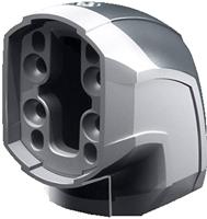 Rittal CP 6206.600 Haakse adapter Aluminium, Kunststof Grijs-wit (RAL 7035) 1 stuk(s) - thumbnail