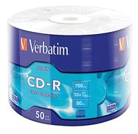 Verbatim CD-R Extra Protection, cd-blanco met 700 MB gegevensopslag, ideaal voor foto- en video-opnamen, compatibel met elk conventioneel cd-station, 50 stuks spindel - thumbnail
