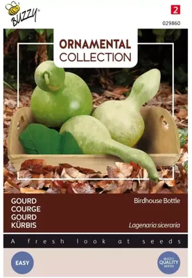 Zaden Ornamental Gourd Birdhouse / Bottle (Lagenaria leuc.) Buzzy - Buzzy Zaden Ornamental Gourd Birdhouse / Bottle (Lagenaria leuc.) Buzzy - Buzzy