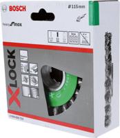 Bosch Accessories Schijfborstel Heavy for Inox X-LOCK, getordeerd, roestvrij, 115 mm, 0,5 mm Bosch Power Tools 2608620733 1 stuk(s) - thumbnail