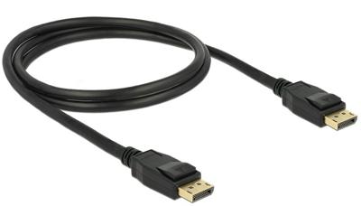 Delock 83805 DisplayPort-kabel DisplayPort Aansluitkabel DisplayPort-stekker, DisplayPort-stekker 1.00 m Zwart Vergulde steekcontacten Delock 83805 DisplayPort-kabel DisplayPort Aansluitkabel DisplayPort-stekker, DisplayPort-stekker 1.00 m Zwart Vergulde steekcontacten