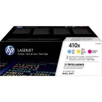 HP Toner 410X Origineel Combipack Cyaan, Magenta, Geel 5000 bladzijden CF252XM - thumbnail