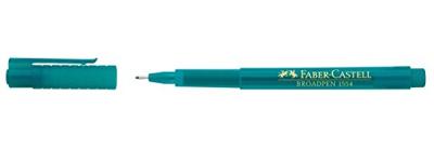 Markeerstiften Faber-Castell Broadpen Document Turkoois (10 Stuks)