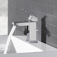 Grohe Eurocube Wastafelkraan Met Waste En 28 mm Es Cartouche Chroom - thumbnail