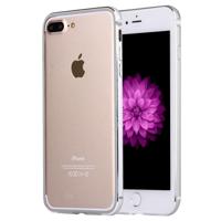 Voor iPhone 8 plus & 7 PLUS bumper frame van aluminiumlegering (zilver) - thumbnail
