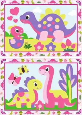 Ravensburger creart schilderen op nummer - kleurrijke dino's