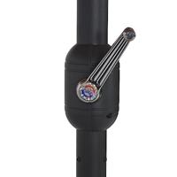 Parasol met aluminium paal 460x270 cm terracotta - thumbnail