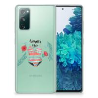 Samsung Galaxy S20 FE Telefoonhoesje met Naam Boho Summer - thumbnail