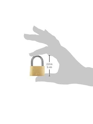 Brüder Mannesmann M 413-35 Hangslot 32 mm Verschillend sluitend Goud-geel Sleutelslot