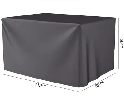Vuurtafelhoes 112x82xH50 cm antraciet AeroCover - Aerocover