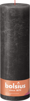 Bolsius stompkaars rustiek shine 10x30cm stormy grey - thumbnail