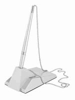 Alco AL-1511-28 Baliepen Rechthoekige Standaard Zilverkleurige Balpen - thumbnail