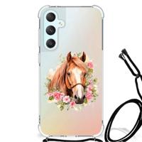 Case Anti-shock voor Samsung Galaxy S23 FE Paard - thumbnail