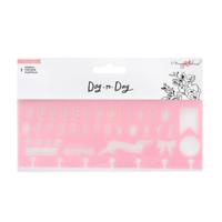 Crate Paper • day-to-day disc planner stencil alphabet - thumbnail