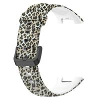 Siliconen bandje met print - Luipaard - Xiaomi Smart band 7 Pro - thumbnail
