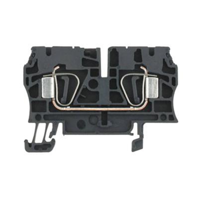 Weidmüller 1683650000 Doorgangsserieklem Spanveer Zwart 100 stuk(s)