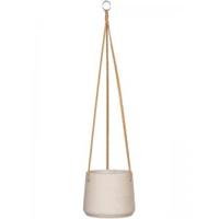 Rough Eco-line hangende bloempot L 20x17 cm Patt lichtgrijs - thumbnail