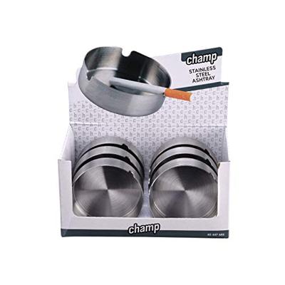 Asbak Polyflame Zilverkleurig Klassiek Roestvrij staal metaal Ø 8 cm Asbak Polyflame Zilverkleurig Klassiek Roestvrij staal metaal Ø 8 cm