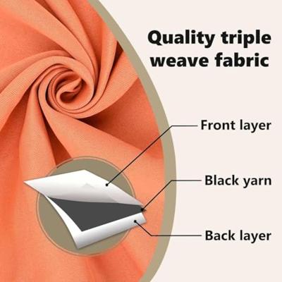 VidaXL Zwart-out gordijnen met ringen 2 pcs terracotta 225 x 140 cm