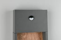 Trio Design wandlampSalmon grijs met hout en sensor - 246969135 - thumbnail